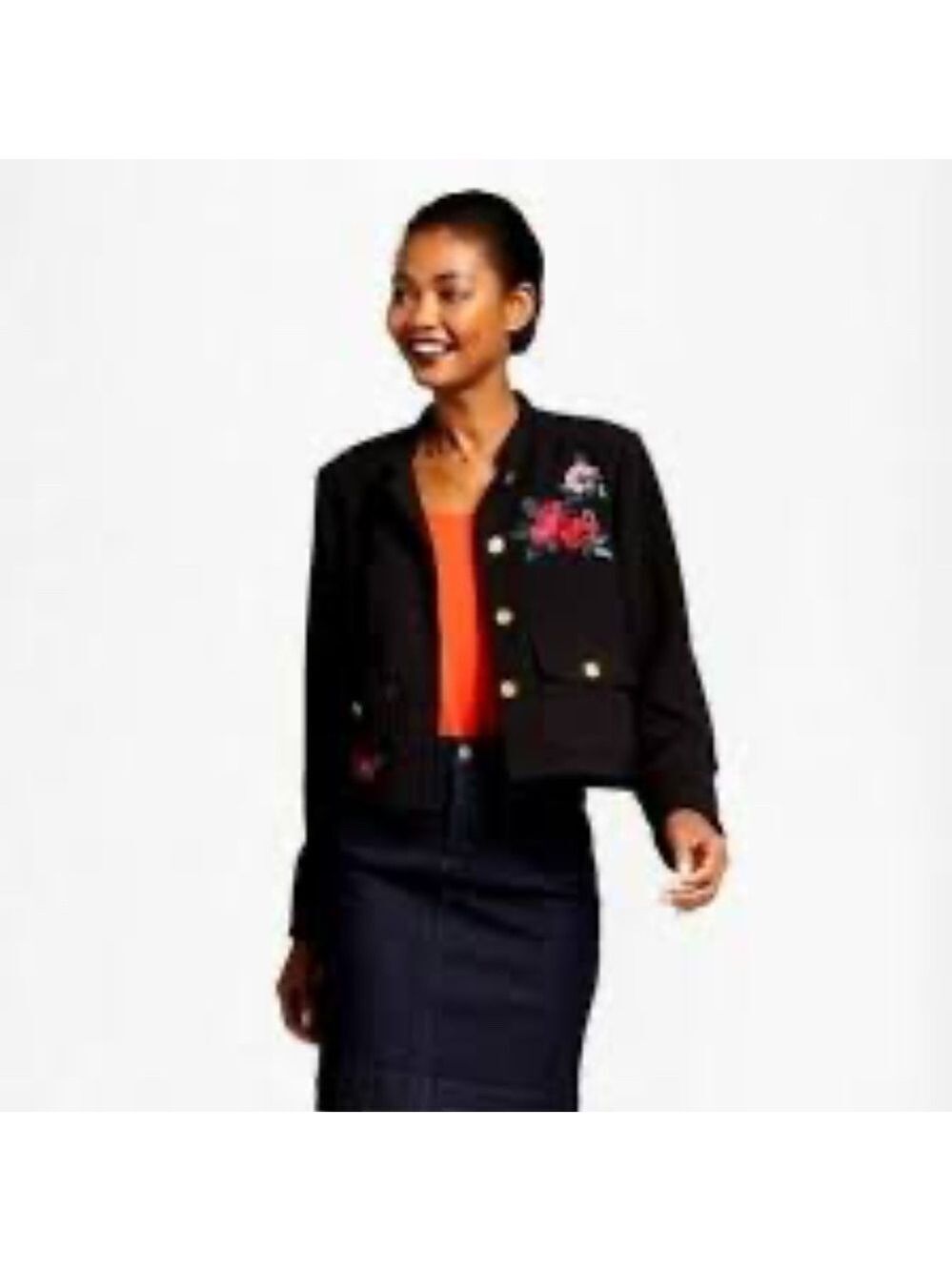 A*N*D A New Day Embroidered Military Jacket